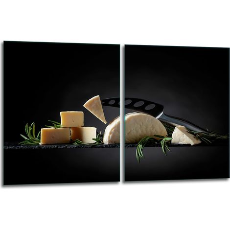 2 plaques de protection en verre pour cuisinière 40x52 (1/5)