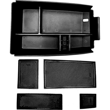 Organiseur de console centrale pour Ford Escape 2020-2021, boîte de rangement pour accoudoir avec tapis antidérapant, accessoires intérieurs (1/5)