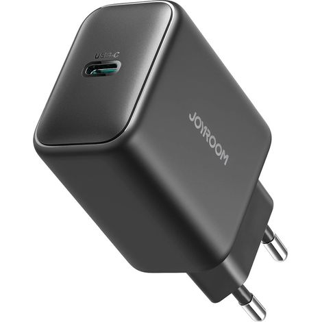 Cargador de pared Joyroom JR-TCG13 de 45 W con tecnología GaN, color negro (UE)