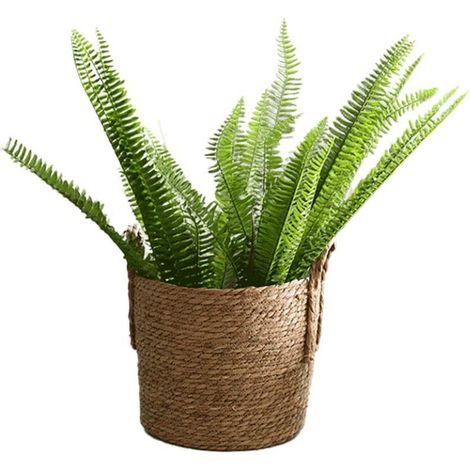 Cache-pots en Seagrass avec anse, panier tissé pour plantes d'intérieur, contenant de rangement pour jouets, décoration jardin mariage