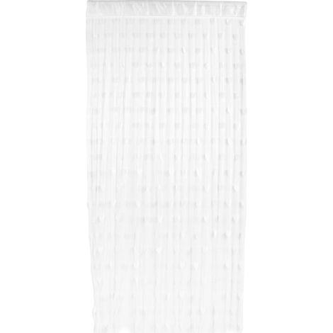 Rideau Fenêtre - 100 % Polyester - 1 m x 2 m - Blanc - Pour Chambre À Coucher Salon Hôtel - 1 Pièce (1/5)