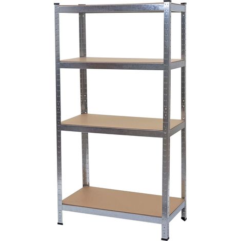 Étagère pour charges lourdes rangement 160x80x40cm capacité de charge jusqu'à 320kg métal galvanisée 040003399