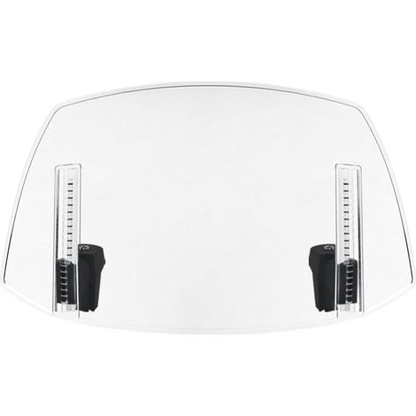 Déflecteur d'écran de moto : extension de pare-brise réglable, déflecteur d'air transparent bloqueur de vélo, réduction du bruit (1/5)