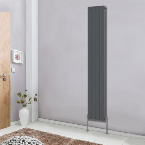 NRG Designer Radiator Flat Panel Central Heating Rads Anthracite Vertical 1800x272mm Single (1/5)