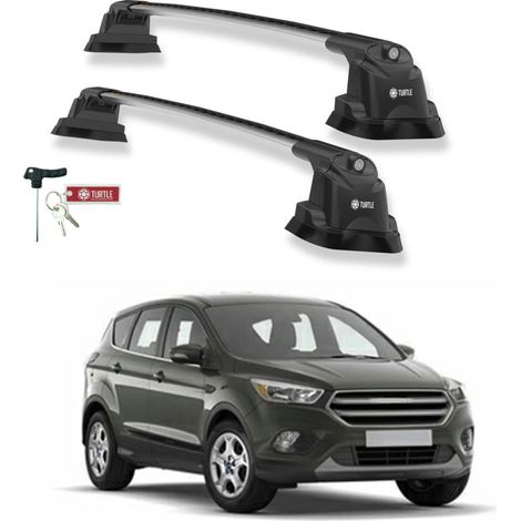 TURTLE kompatibel mit Ford Kuga (C520) 2013-2019 Dachträger Air3 Grau (1/5)