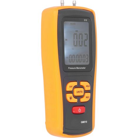 Digitales professionelles Hand-Druckmanometer GM510 für Luft- und Gasdifferenzdruck (1/5)