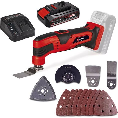 Einhell 18v Cordless Multi Tool TC-MG 18 Li-Solo Power X-Change + 2.5ah Battery (1/5)