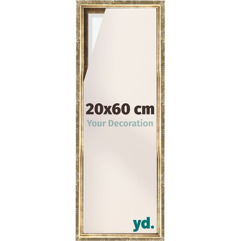 Your Decoration - Cadre flottant - Or Antique - Cadre en caisse américaine pour toile sur chassis - MDF - Lyon (1/5)