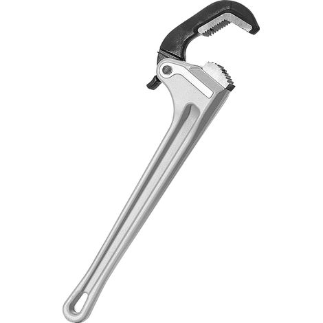Mophorn 18-Zoll-Rohrzange aus Aluminium, automatische Backeneinstellung, ergonomischer Griff, verstellbares Sanitärwerkzeug, leicht und aufhängbar, für Autoreparaturen und Wasserleitungen