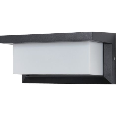 Applique murale LED 18W avec détecteur de mouvement IP65, projecteur extérieur blanc chaud, luminaire de façade étanche, éclairage de sécurité automatique, design moderne, 220V. (1/3)