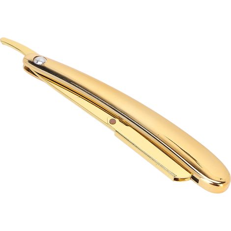 Porte-couteau de rasage droit, manche ergonomique confortable, prise facile, utilisation polyvalente pour barbier, support de rasoir professionnel (1/5)