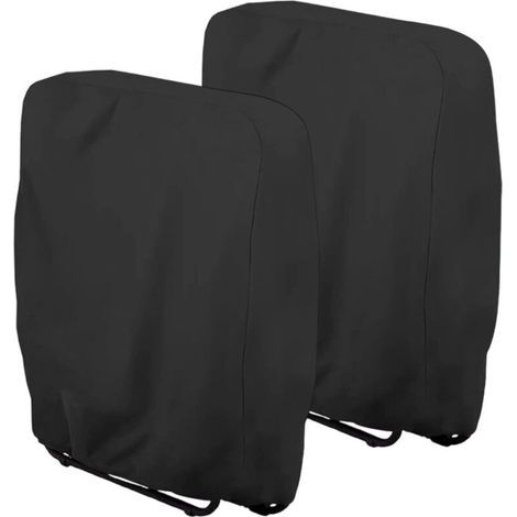 Housses de protection imperméables pour meubles d'extérieur. lot de 2 housses de chaise zéro gravité. housses de chaise de patio pliantes pour tous les temps. housses de chaise anti-gravité (1/5)