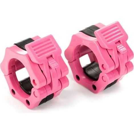1 paire de pinces pour barre d'haltérophilie 5,1 cm (1/4)