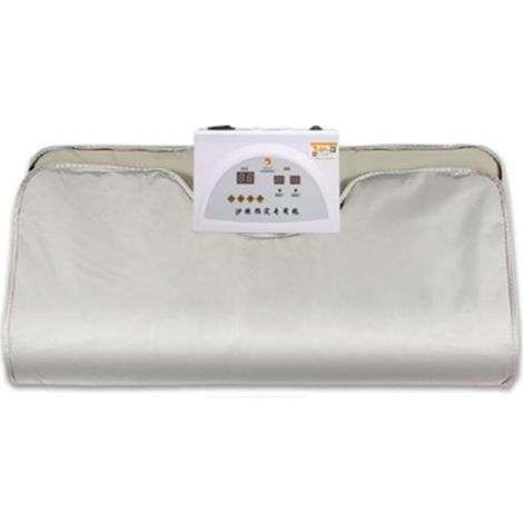 Kit de sauna portatif Couverture de Sauna à infrarouge lointain, 2 zones, couverture de Sauna en sapin for perte de poids, for la sécurité de la forme du corps, amincissante, Fitness for femmes Tente (1/5)