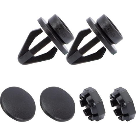 Lntyq Lot de 2 Clips de Rechange pour étagère de Colis 799161KA2A, Clips de Fixation Plage Arrière Compatible avec Nissan juke 2010-2014