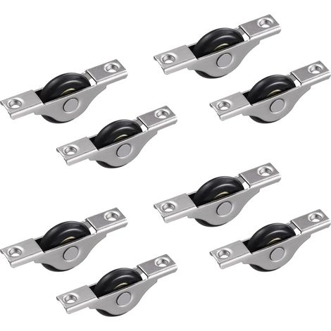 de 8 roulettes de guidage en nylon pour portes coulissantes (1/5)