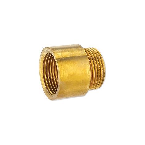 Messing Gewindefitting-Hahnverlängerung 1/2'' x 20 mm (1/4)