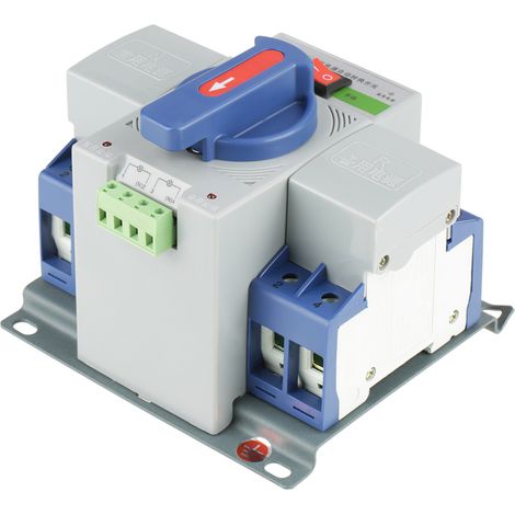 1 Stück 220V 63A 2P Mini Dual Power Automatischer Umschalter Leistungsschalter (1/5)