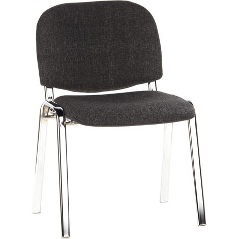 Konferenzstuhl / Besucherstuhl / Stuhl XT 600 chrom/anthrazit hjh OFFICE