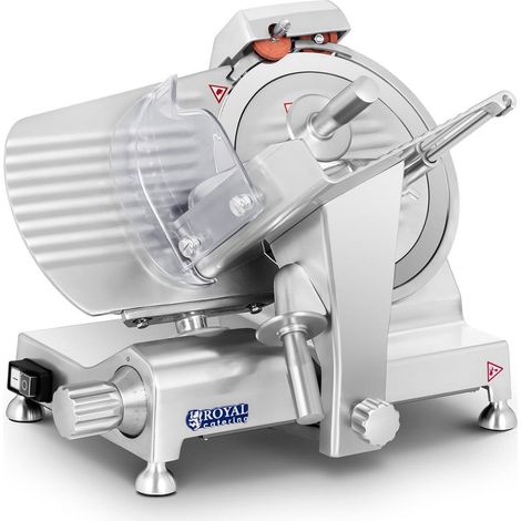 Helloshop26 – Trancheuse électrique 250 mm – Épaisseur de découpe 0-12 mm – Lame en acier spécial – Affûteur intégré semi-automatique