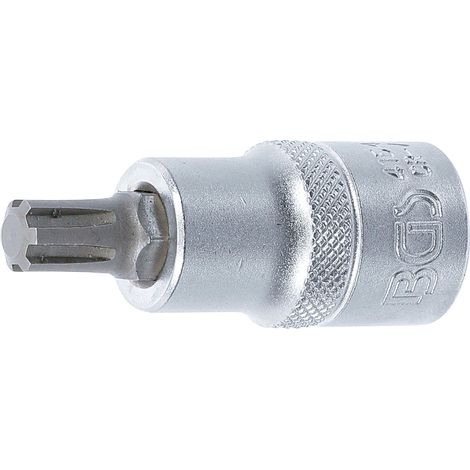 BGS Punta Destornillador Cuadrado interior 12,5 mm (1/2") Perfil acanalado (para RIBE) M9 - 4154 (1/2)