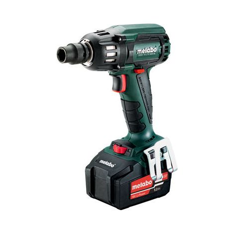 Llave de impacto 18 V SSW 18 LTX 400 BL - 2 x 5,2 Ah Li-Power, ASC 55, maletín metaBOX Metabo (1/2)