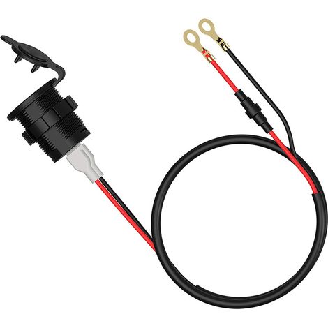 Chargeur Moto USB Double 12V Voltmètre Numérique LED Rapide pour Téléphone Tablette GPS Pièces Vert (1/5)
