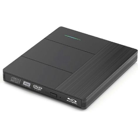 Lecteur Blu-ray externe 7 en 1, prend en charge la lecture et l'écriture de disques Blu-ray, DVD et CD, type graveur, interface 3.0, emplacement pour carte SD/TF. (1/5)