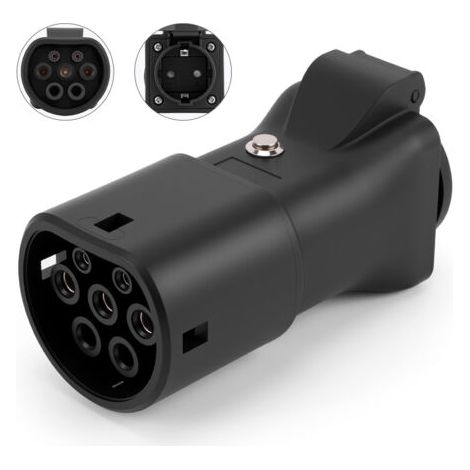 TONYSA Adaptateur V2L Compatible avec Smart, Uniquement Compatible avec Smart Auto EV, Adaptateur 16 A 220 V du Véhicule à la Charge, Applicable au Déchargeur Smart 1, Smart 3, Type 2 (1/5)