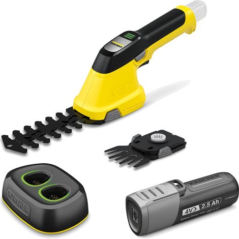 Kärcher GSH 4-4 Plus 2-in-1-Gras- und -Strauchschere + Ladegerät und 2,5 Ah Akku (1/5)