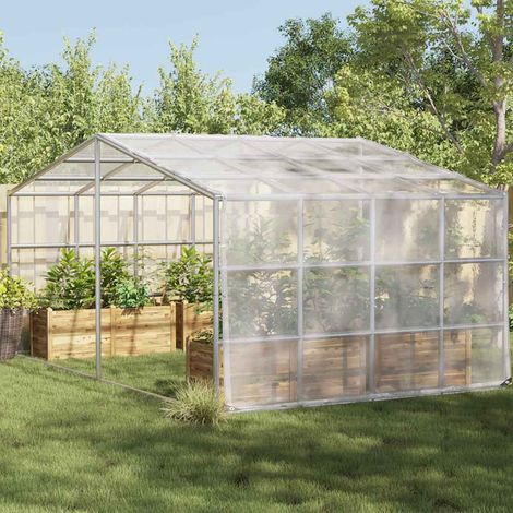 Housse de protection plantes avec œillets 3x8 m polyéthylène (1/5)
