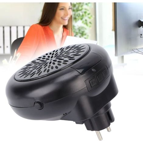 Mini radiateur électrique portatif à chauffage rapide à faible bruit 900 W pour le bureau à domicile 110-240 V (1/5)