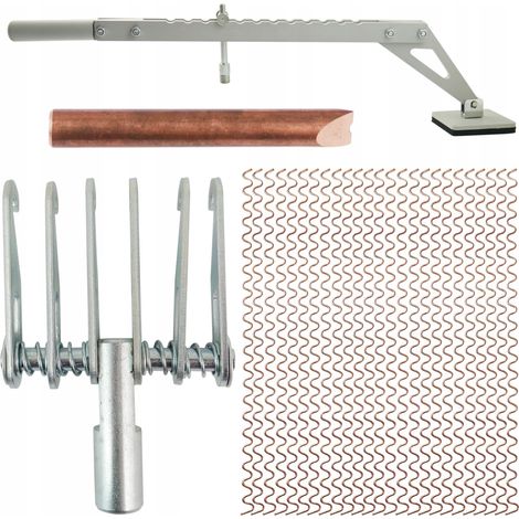 Extractor ajustable de 760 mm con garra, alambre ondulado de 6h3 mm y 25 electrodos de alambre. (1/5)