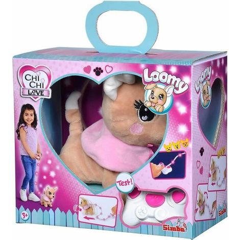 Peluche Chihuahua Chi Chi Love Loomy - 20 cm - Peluche filoguidée - Piles incluses (1/4)