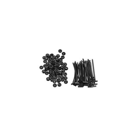 50 Attaches Autobloquantes Universelles en Nylon, Serre Cable Attache Autobloquante, pour La Réparation des Voitures, des Coffres, des Ailes et des Pare-Chocs, Résistant UV et Chaleur