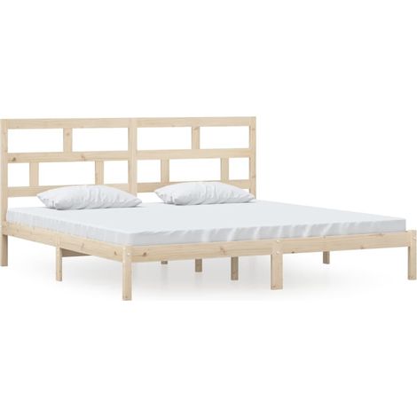Maison Exclusive - Estructura de cama de madera maciza de pino 20