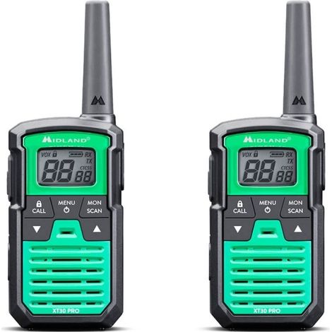 Talkie-walkie MIDLAND XT30 Pro Noir/Vert-AquaForge (1/5)