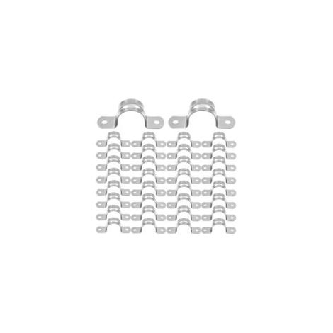 32 Pièces Colliers de U Tuyau 20mm Serre Joint Tuyau 304 Acier Inoxydable Collier de Serrage Pince pour Tuyaux U Collier de Fixation Pince a Collier pour à Maison Cuisine Tuyau 20mm (1/5)