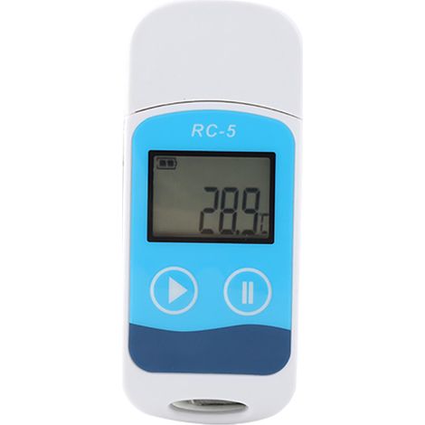 Enregistreur de données de température RC-5 portable, mini enregistreur avec écran LCD, 32000 points, capteur interne. (1/5)