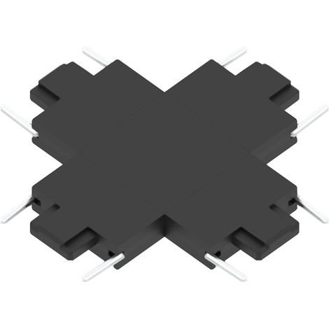 Connettore a croce per montaggio superficiale per guide magnetiche SLIM TRACK 24VDC X16 (1/5)