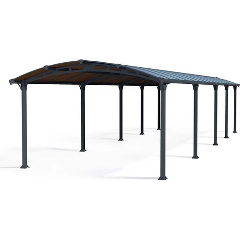 Arcadia Carport 10600 - Polycarbonate - L1077 x W359 x H242 - Grey