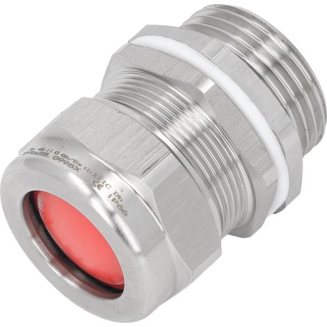 Presse-étoupe étanche IP66 à double joint en acier inoxydable 304, protecteur de presse-étoupe G1 M32 NPT 1 pouce (1/5)