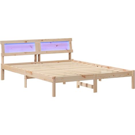 Maison Exclusive - Estructura de cama Marrón 150 x 200 cm Madera