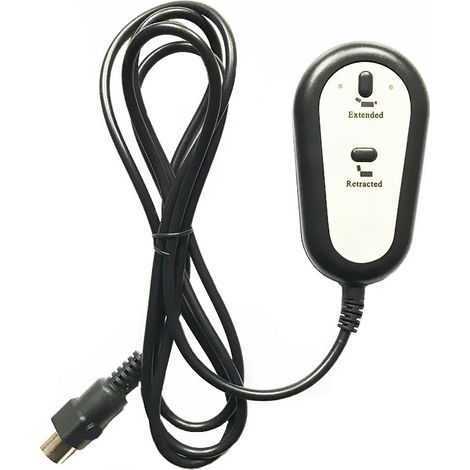 Lntyq Contrôleur Manuel Inclinable avec Boutons Rétractés et étendus pour canapé électrique, Installation et Fonctionnement Faciles, Fil à 4 Conducteurs
