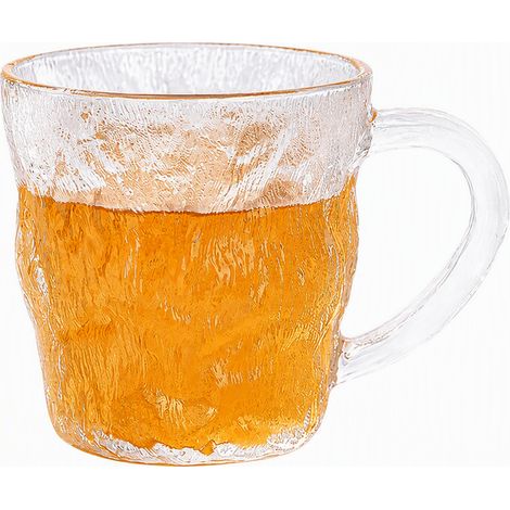 Verre à eau avec anse effet glacier, modèle bas, boîte cadeau incluse (1/4)