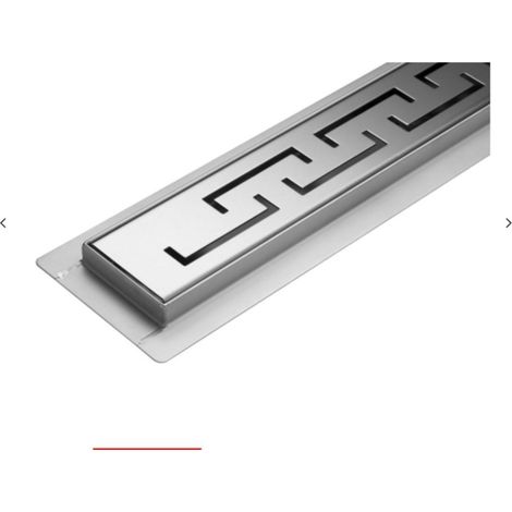 Caniveau de douche italienne inox Olimp 70 cm (1/3)