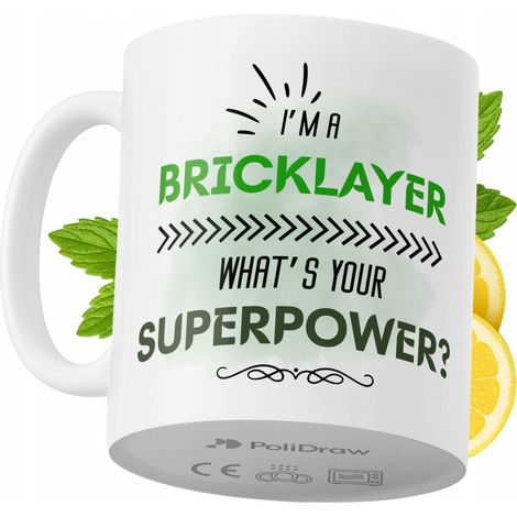 Lustige Tasse für Maurer – Kaffee- oder Teetasse mit witzigem Textdesign – ideal für Geburtstage, Namenstage, Feiertage und besondere Anlässe. Hochwertige Tasse für Zuhause, Büro und Arbeit. Farbe: We