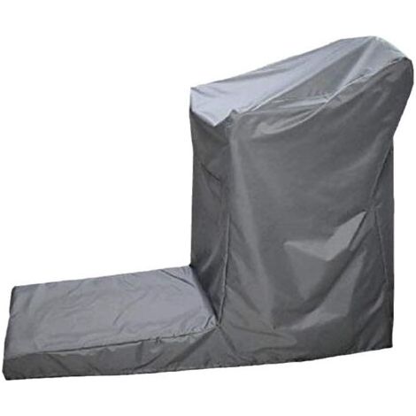 QORVA-Housse de protection grise 165 x 76 x 140 cm - Compacte pour appareils de fitness