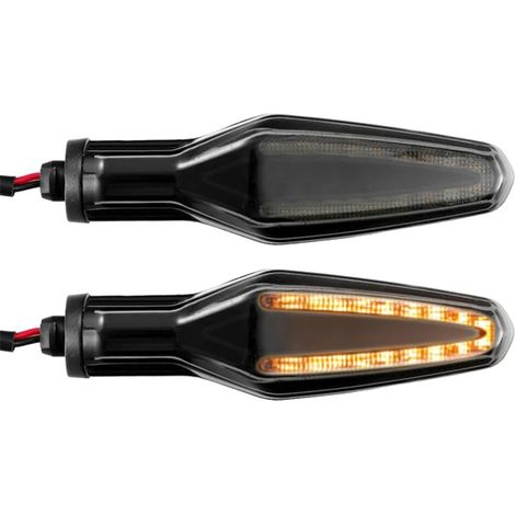 2 Clignotants Moto 18 LED 12V Étanches ABS PC Pour R1250GS F850GS S1000RR (1/5)