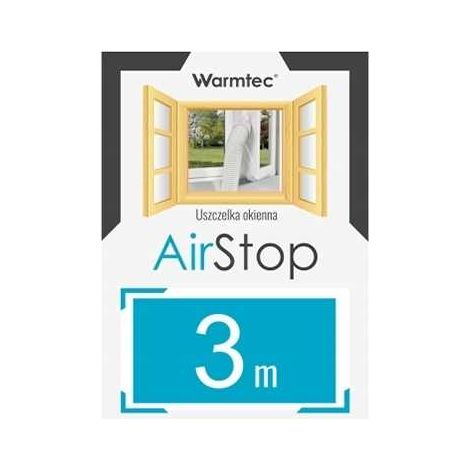 Burlete para ventanas de aires acondicionados Warmtec AirStop de 3 m